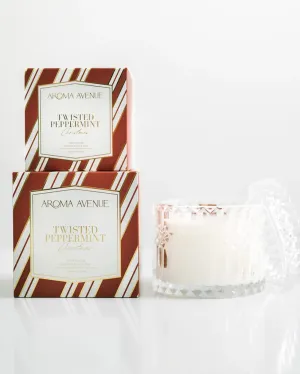 Aroma Avenue Candle- Twisted Peppermint