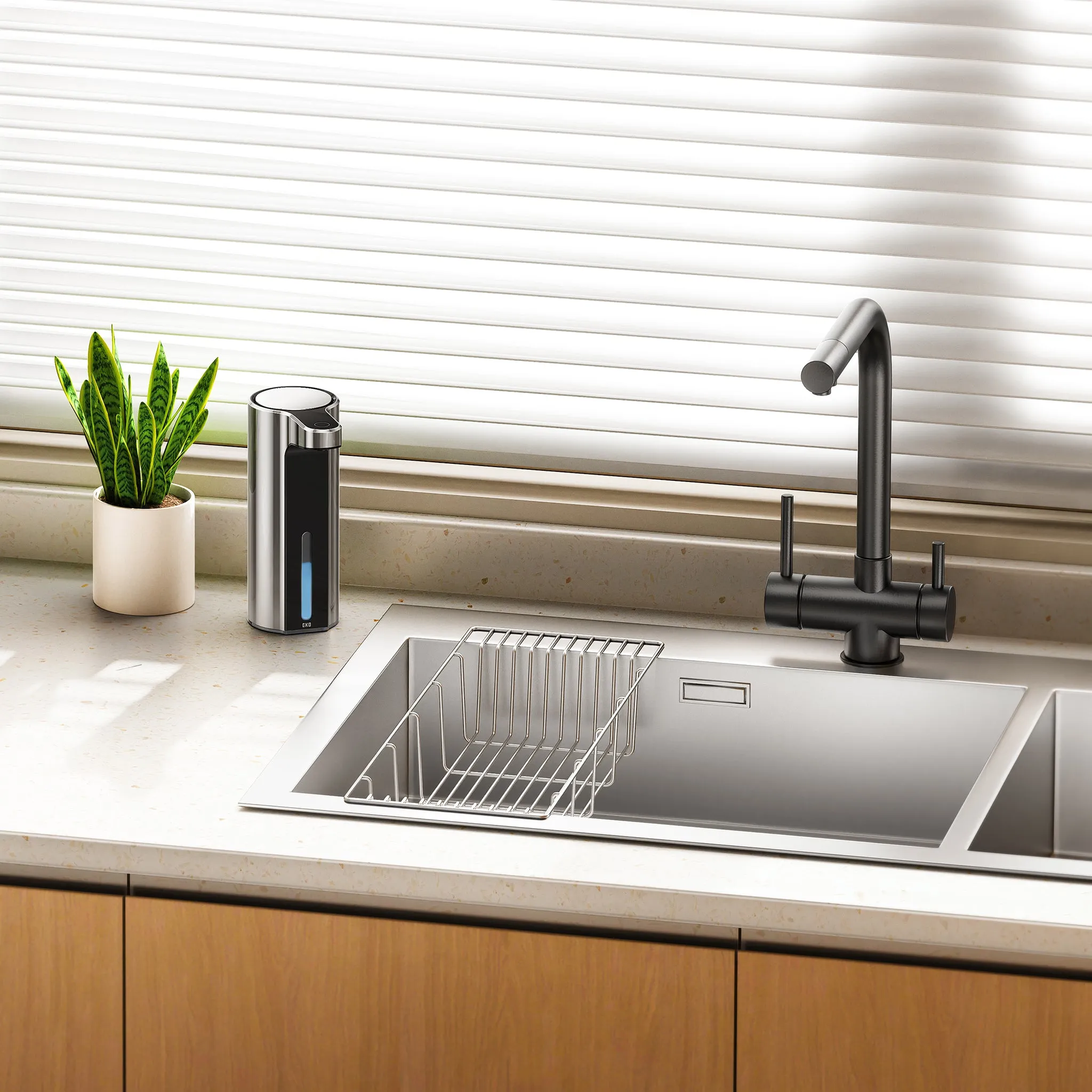 Aroma Smart Liquid Soap Dispenser - Chrome Metallic