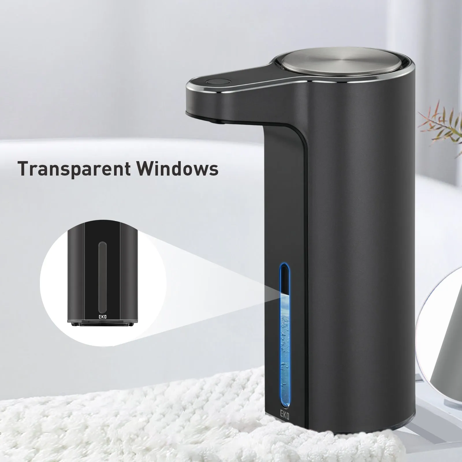 Aroma Smart Liquid Soap Dispenser - Dark Gray