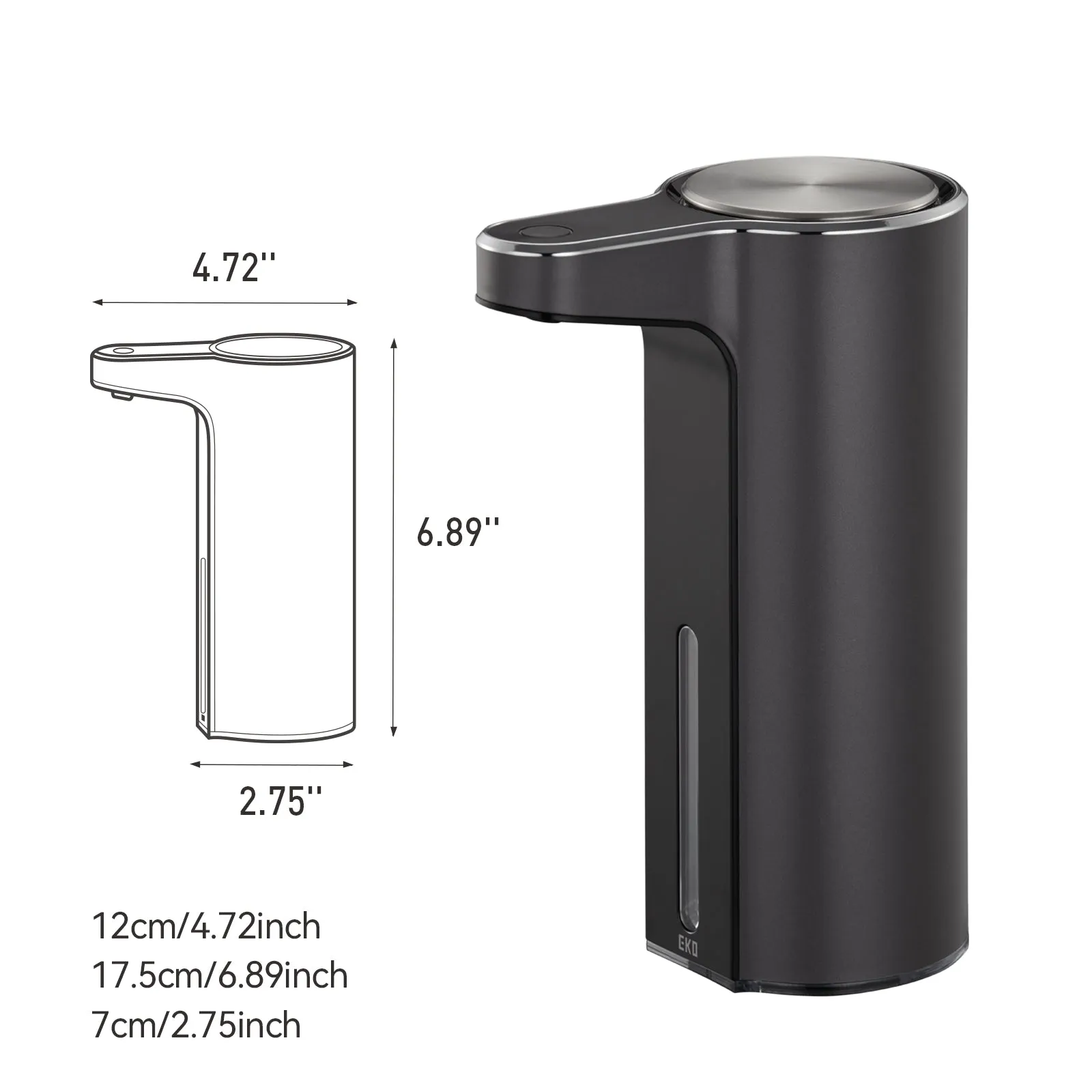 Aroma Smart Liquid Soap Dispenser - Dark Gray