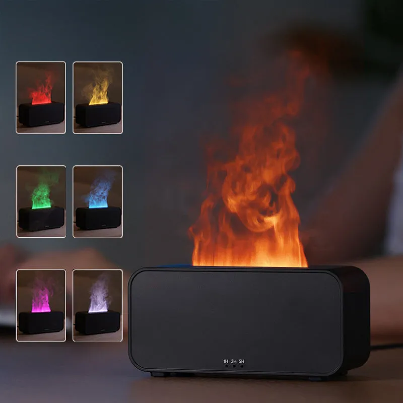 Aromatherapy Air Flame Humidifier And Diffuser