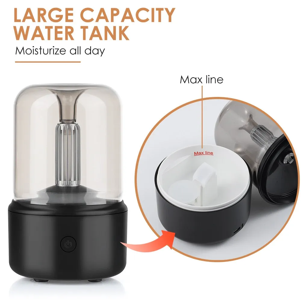 Candle Light Aroma therapy Diffuser USB Lamp Night Light