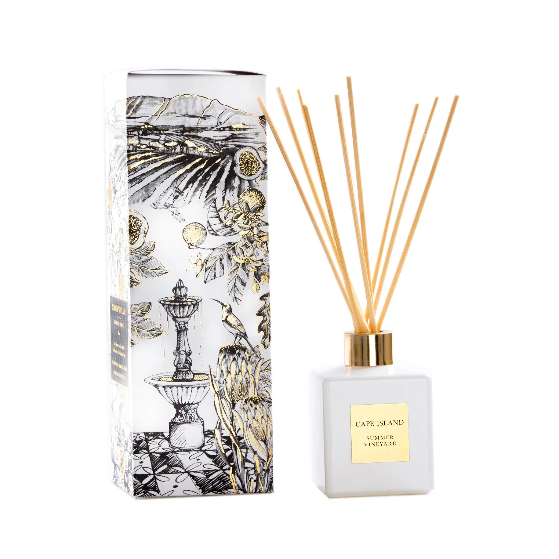Cape Island Illustrated Diffuser Summer Vineyard