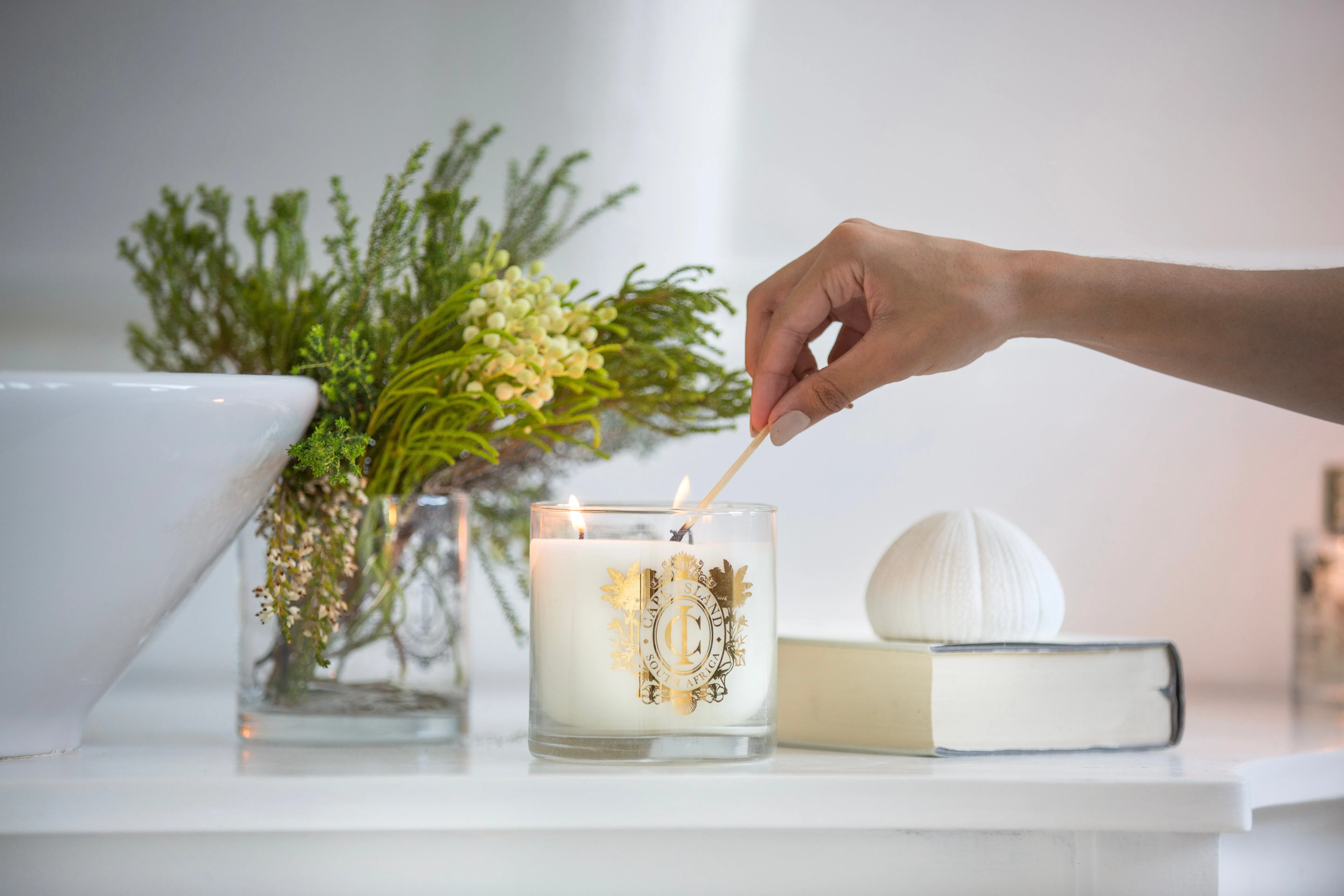 Cape Island Large Candle Summer Vineyard