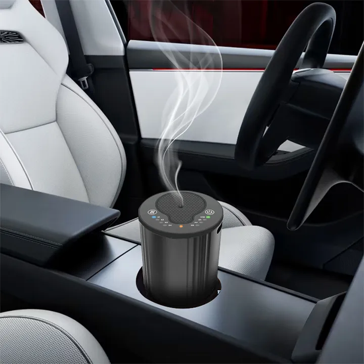 CNUS X3Pro Alu New Products Smart Car Aroma Diffuser Essential Oil Spray Car Air Freshener Scent Diffuser CNUS X3Pro Alu منتجات جديدة ذكية معطر جو للسيارة بخاخ زيت عطري معطر جو للسيارة