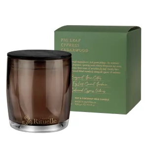 Fig Leaf, Cypress, Cedarwood, Moss Scented Soy Candle