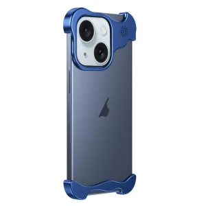 For Iphone 15 Aromatherapy Alloy Frameless Phone Case