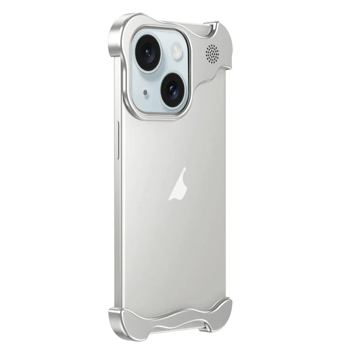 For Iphone 15 Aromatherapy Alloy Frameless Phone Case
