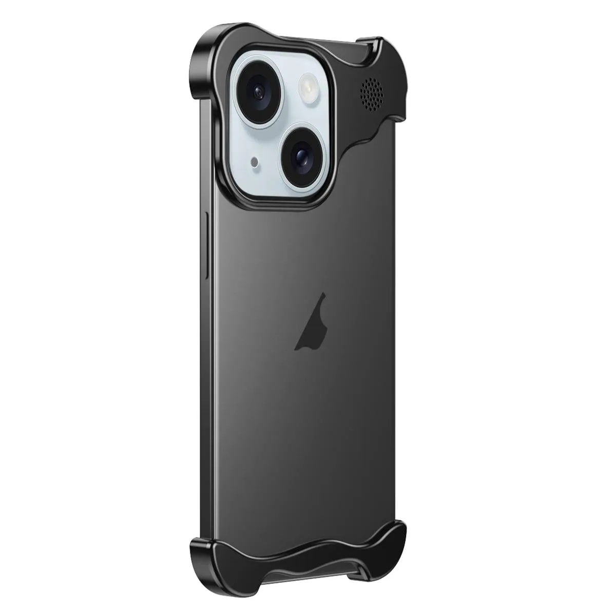 For Iphone 15 Aromatherapy Alloy Frameless Phone Case