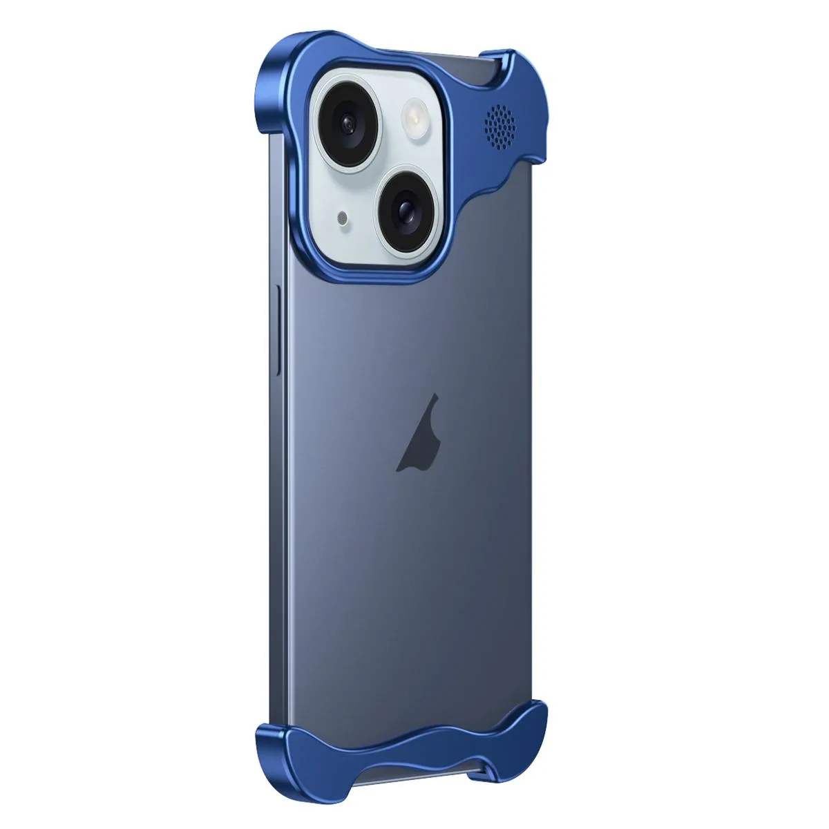 For Iphone 15 Aromatherapy Alloy Frameless Phone Case