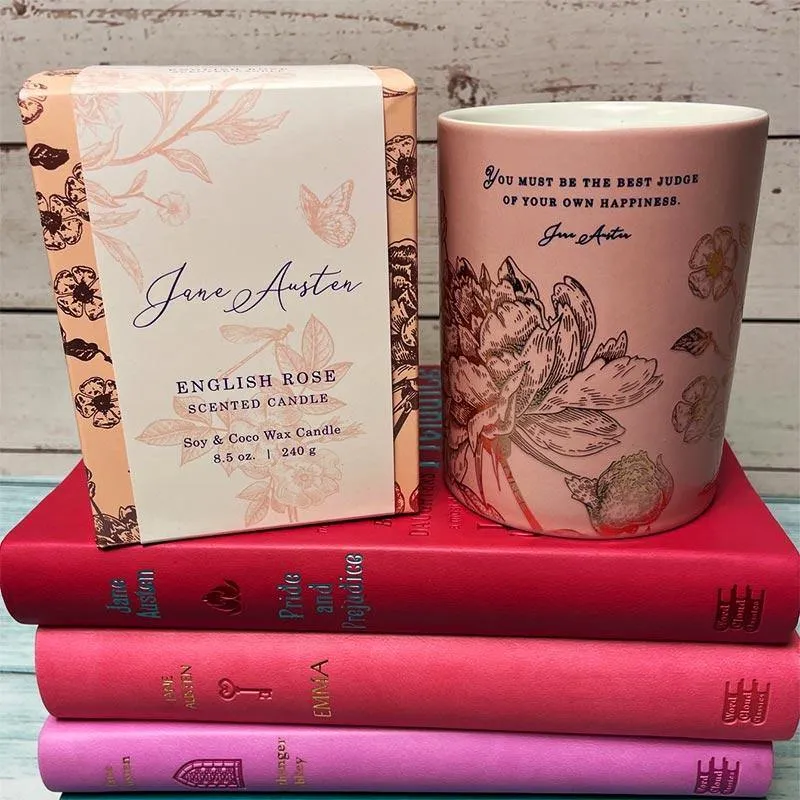 Jane Austen Candle - English Rose Scented