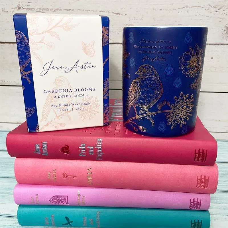 Jane Austen Candle - Gardenia Blooms Scented