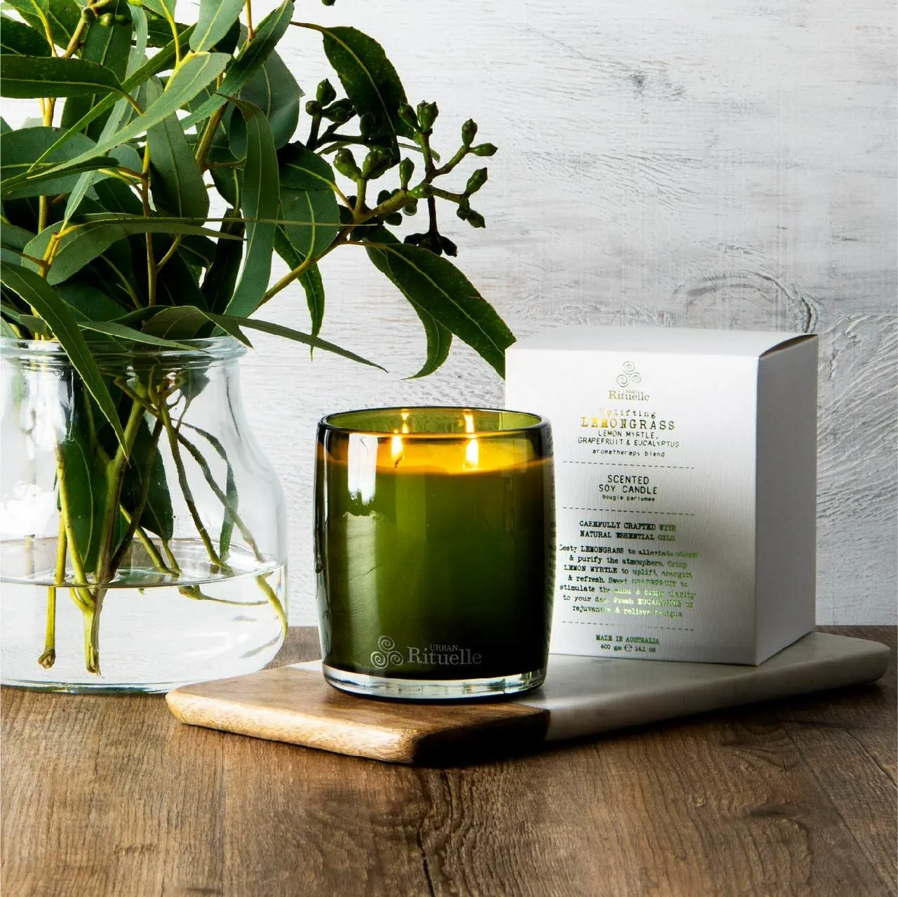 Lemongrass Scented Soy Candle