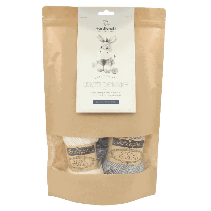 Lente Donkey Knitting Kit