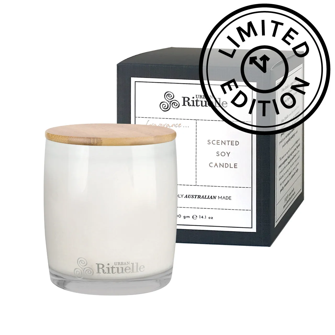 Mandarin Blossom Scented Soy Candle￼