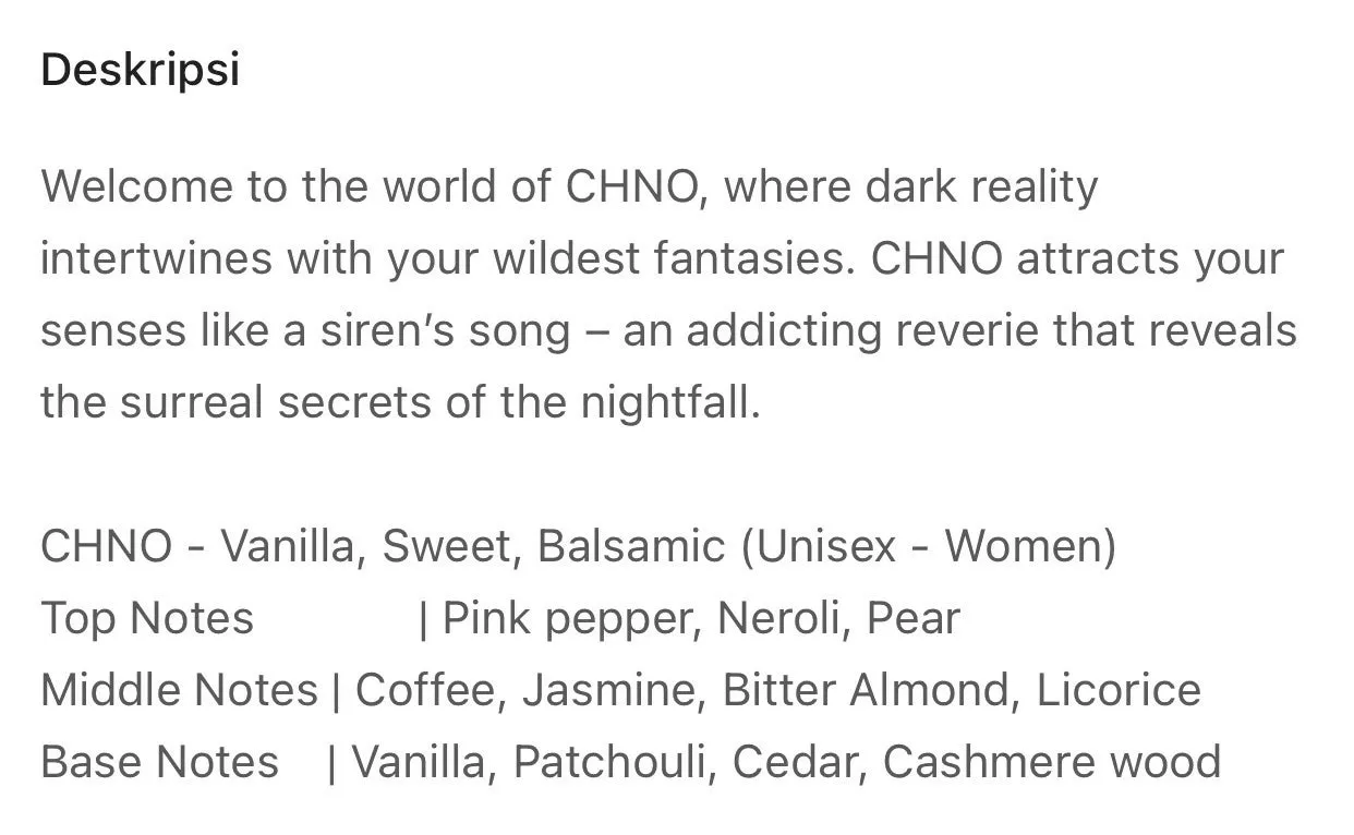 SAFF & Co. Extrait de Parfum - CHNO