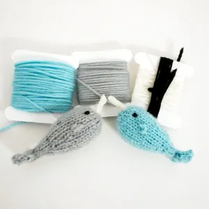 Tiny Narwhal Knit Kit