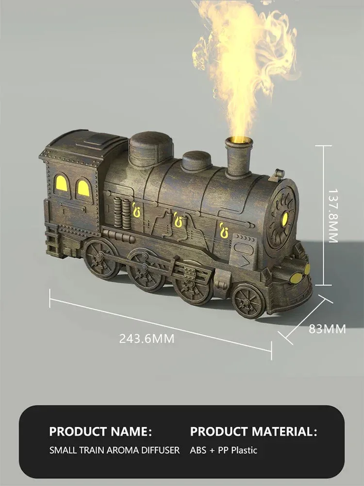 Train Diffuser Ultrasonic Aromatherapy Mist Maker Fragrance Essential Oil Aroma