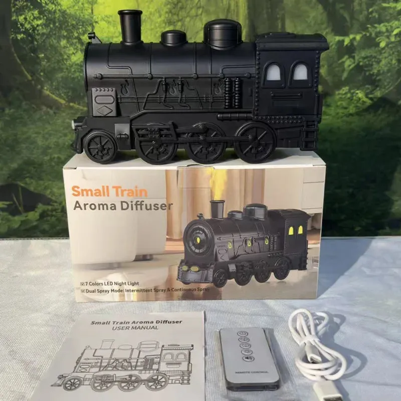 Train Diffuser Ultrasonic Aromatherapy Mist Maker Fragrance Essential Oil Aroma