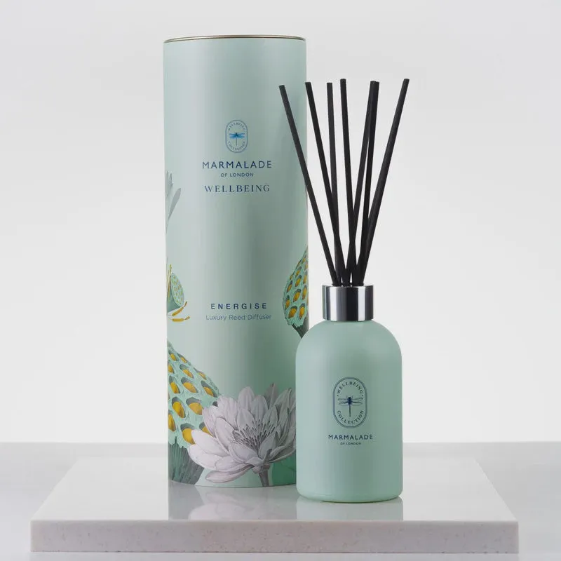 Wellbeing Energise Luxury Reed Diffuser